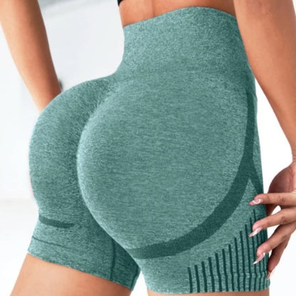 Women's Yoga Shorts High Waist Workout Shorts Fitness Yoga Lift Butt Fitness Ladies Yoga Gym Running Short Pants Sportswear