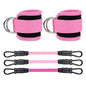 Ankle Straps Double D-Ring Cuffs Ankle Weight Leg Training Brace Support Sport Abductors Adjustable Foot Support Padded