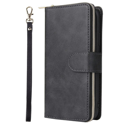 ZCDAYE Case for Samsung Galaxy A55 Samsung A55 Wallet Phone Case Premium Zipper Large Space Flip Leather Phone Case for Samsung A55 Black