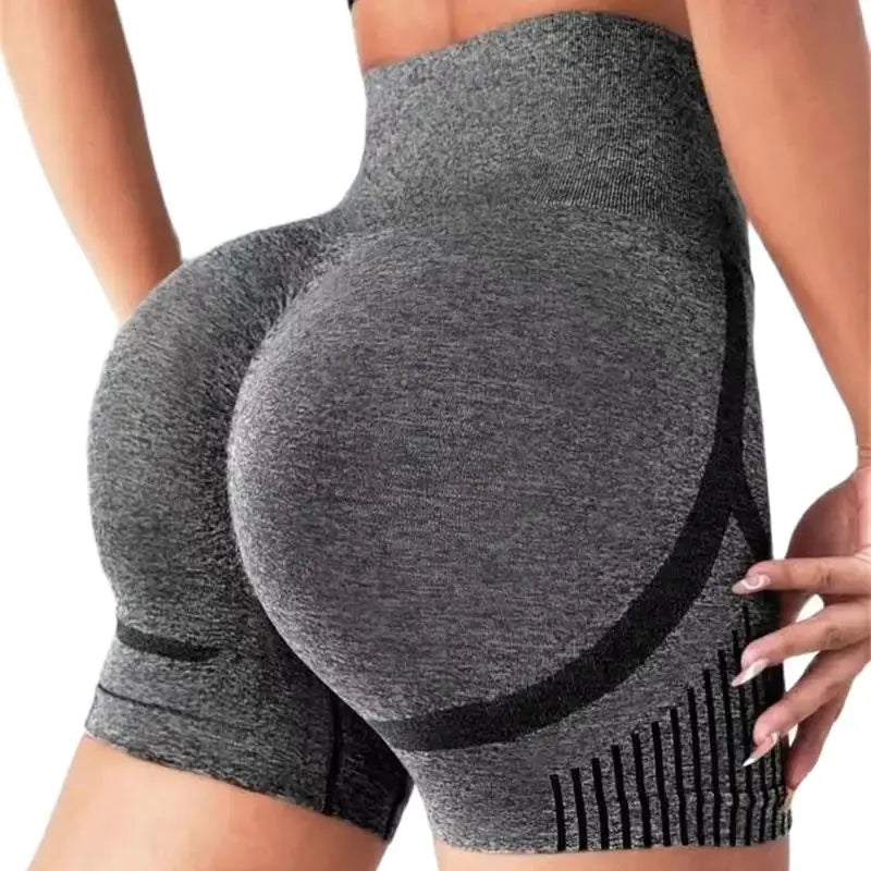 Women's Yoga Shorts High Waist Workout Shorts Fitness Yoga Lift Butt Fitness Ladies Yoga Gym Running Short Pants Sportswear