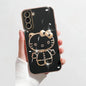 Sanrio Hello Kitty Rotatable Folding Stand with Cosmetic Mirror, Make-up Artifact for Going Out, Welfare for Lazy People