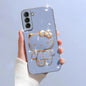 Sanrio Hello Kitty Rotatable Folding Stand with Cosmetic Mirror, Make-up Artifact for Going Out, Welfare for Lazy People