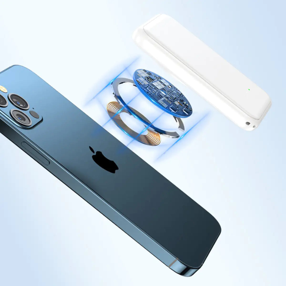 DRAFT Portable Wireless Go Charger And Power Bank for Apple iPhone